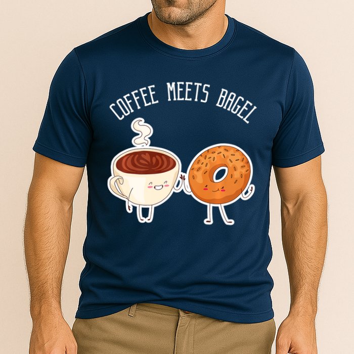 Coffee Meets Bagel Bagels Cooling Performance Crew T-Shirt