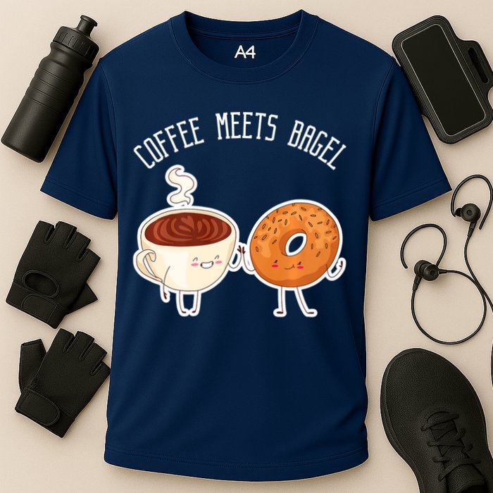 Coffee Meets Bagel Bagels Cooling Performance Crew T-Shirt