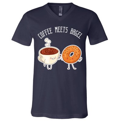 Coffee Meets Bagel Bagels V-Neck T-Shirt