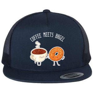 Coffee Meets Bagel Bagels Flat Bill Trucker Hat