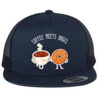 Coffee Meets Bagel Bagels Flat Bill Trucker Hat