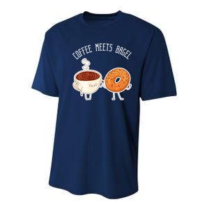 Coffee Meets Bagel Bagels Youth Performance Sprint T-Shirt