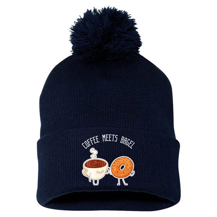 Coffee Meets Bagel Bagels Pom Pom 12in Knit Beanie