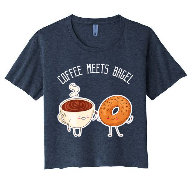 Coffee Meets Bagel Bagels Crop Top