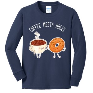 Coffee Meets Bagel Bagels Kids Long Sleeve Shirt