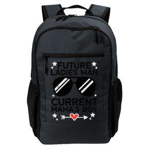 Current Mamas Boy Funny Valentines Day Boy Daily Commute Backpack