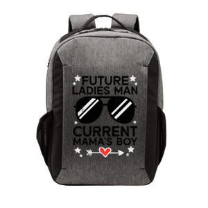 Current Mamas Boy Funny Valentines Day Boy Vector Backpack