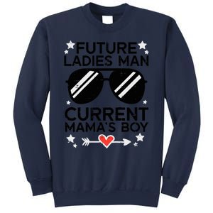 Current Mamas Boy Funny Valentines Day Boy Sweatshirt