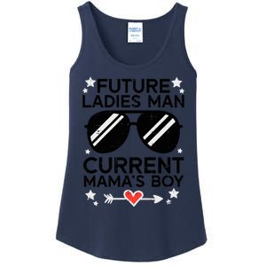 Current Mamas Boy Funny Valentines Day Boy Ladies Essential Tank