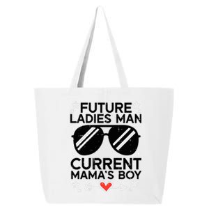 Current Mamas Boy Funny Valentines Day Boy 25L Jumbo Tote