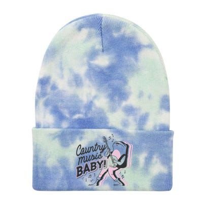 Country Music Baby Frog Tie Dye 12in Knit Beanie