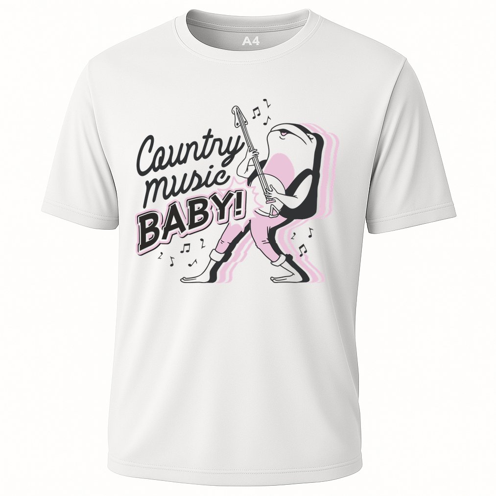 Country Music Baby Frog Cooling Performance Crew T-Shirt