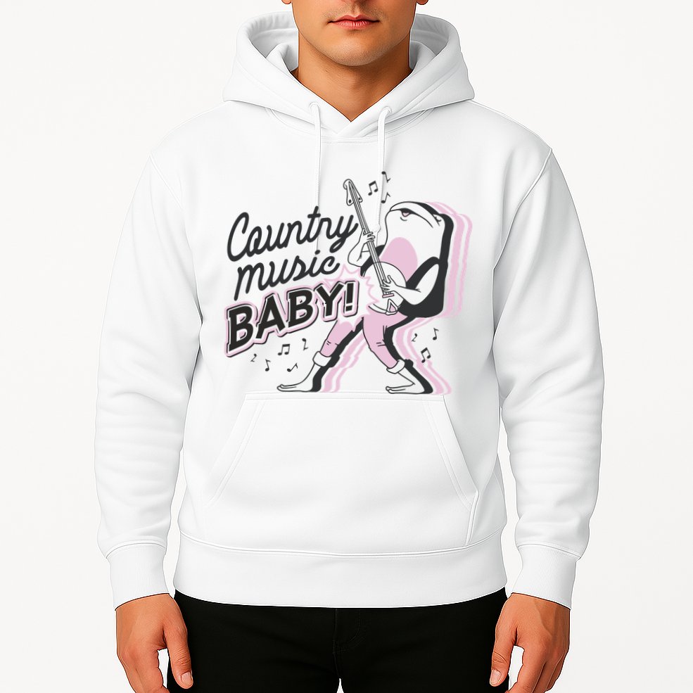 Country Music Baby Frog Hoodie