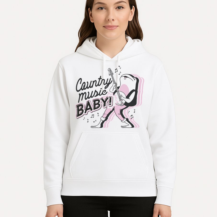 Country Music Baby Frog Hoodie