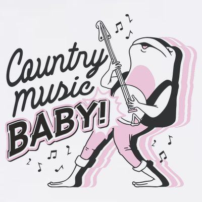 Country Music Baby Frog T-Shirt