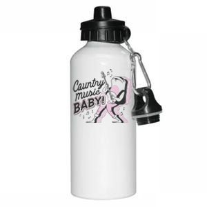 Country Music Baby Frog Aluminum Water Bottle