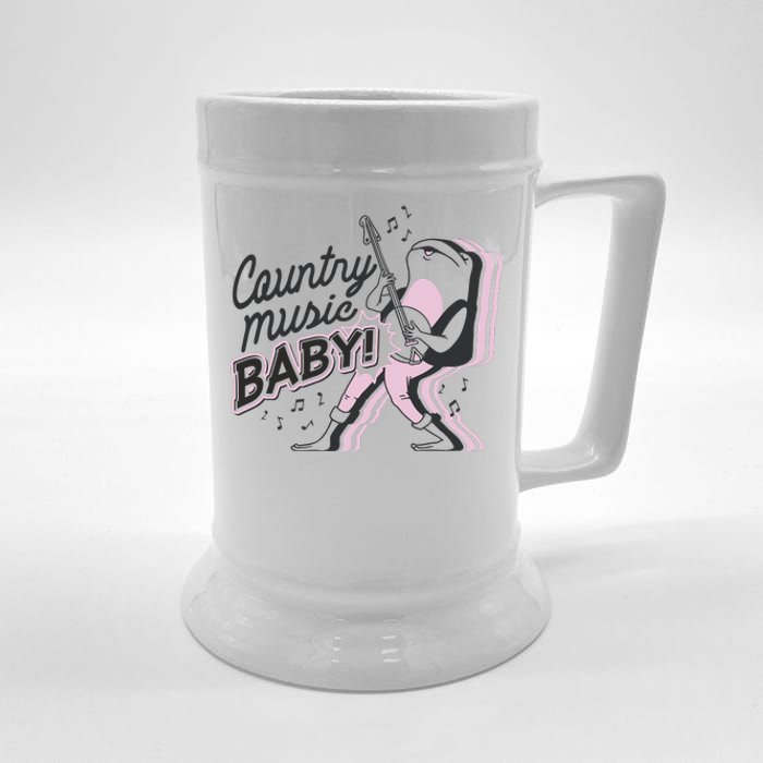 Country Music Baby Frog Beer Stein