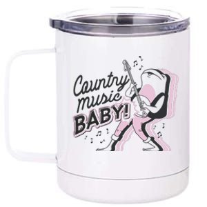 Country Music Baby Frog 12 oz Stainless Steel Tumbler Cup