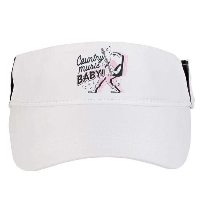 Country Music Baby Frog Adult Drive Performance Visor