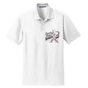 Country Music Baby Frog Dry Zone Grid Polo