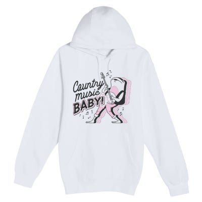 Country Music Baby Frog Premium Pullover Hoodie