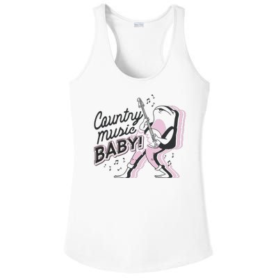 Country Music Baby Frog Ladies PosiCharge Competitor Racerback Tank