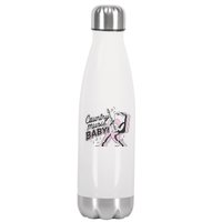 Country Music Baby Frog Stainless Steel Insulated Water Bottle