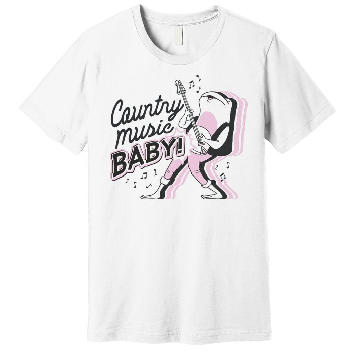 Country Music Baby Frog Premium T-Shirt