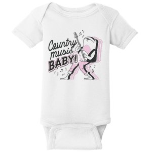 Country Music Baby Frog Baby Bodysuit