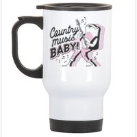 Country Music Baby Frog Stainless Steel Travel Mug