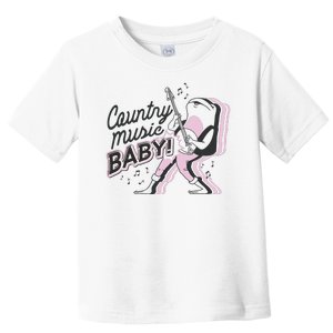 Country Music Baby Frog Toddler T-Shirt