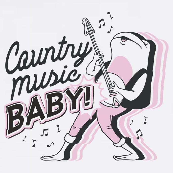Country Music Baby Frog Full Zip Hoodie