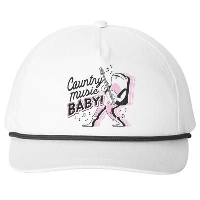 Country Music Baby Frog Snapback Five-Panel Rope Hat