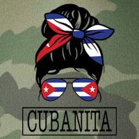 Cubanita Messy Bun Cuban Flag Cuba Legacy Tie Dye Trucker Hat