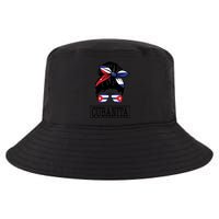 Cubanita Messy Bun Cuban Flag Cuba Cool Comfort Performance Bucket Hat