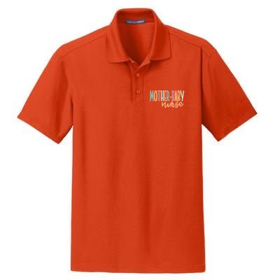 Cute Mother Baby Nurse Gift Dry Zone Grid Polo