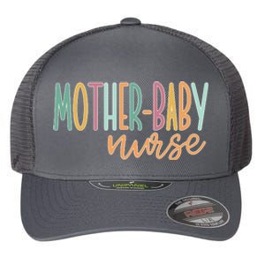 Cute Mother Baby Nurse Gift Flexfit Unipanel Trucker Cap