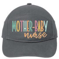 Cute Mother Baby Nurse Gift 7-Panel Snapback Hat