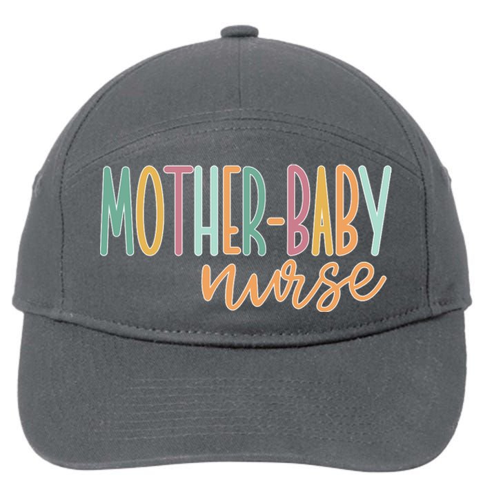 Cute Mother Baby Nurse Gift 7-Panel Snapback Hat