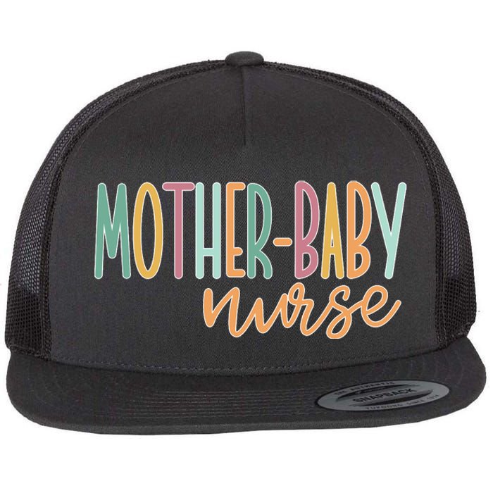 Cute Mother Baby Nurse Gift Flat Bill Trucker Hat