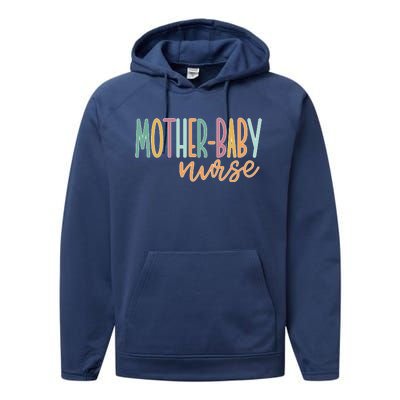 Cute Mother Baby Nurse Gift Performance Fleece Hoodie