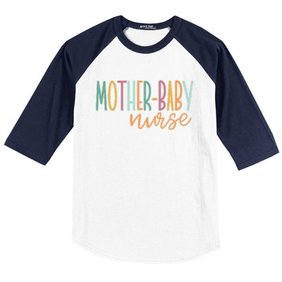 Cute Mother Baby Nurse Gift Baseball Sleeve Shirt