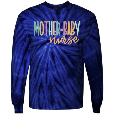 Cute Mother Baby Nurse Gift Tie-Dye Long Sleeve Shirt