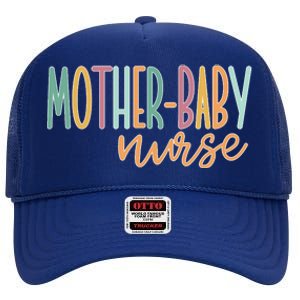 Cute Mother Baby Nurse Gift High Crown Mesh Back Trucker Hat