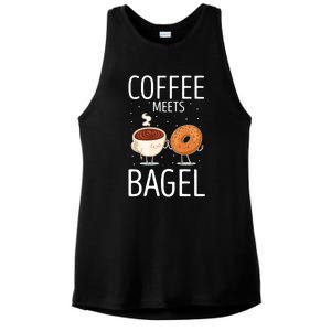 Coffee Meets Bagel Baker Bagels Dough Funny Ladies PosiCharge Tri-Blend Wicking Tank