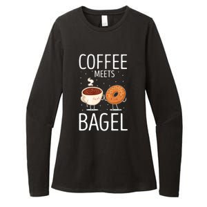 Coffee Meets Bagel Baker Bagels Dough Funny Womens CVC Long Sleeve Shirt