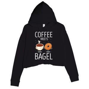 Coffee Meets Bagel Baker Bagels Dough Funny Crop Fleece Hoodie