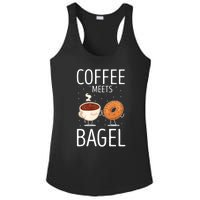 Coffee Meets Bagel Baker Bagels Dough Funny Ladies PosiCharge Competitor Racerback Tank