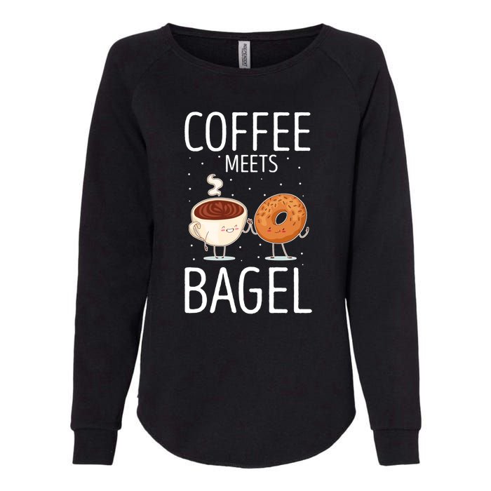 Coffee Meets Bagel Baker Bagels Dough Funny Womens California Wash Sweatshirt