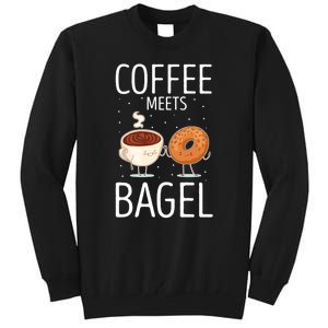 Coffee Meets Bagel Baker Bagels Dough Funny Tall Sweatshirt